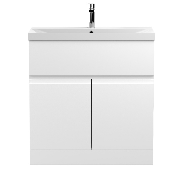 800mm Floor Standing 2-Door Vanity Unit & Basin 3