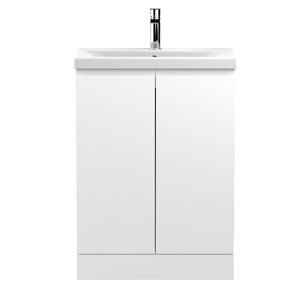 600mm Floor Standing 2-Door Vanity Unit & Basin 1