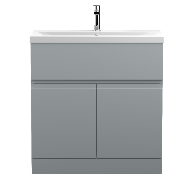 800mm Floor Standing 2-Door Vanity Unit & Basin 1