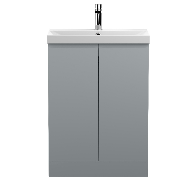 600mm Floor Standing 2-Door Vanity Unit & Basin 3