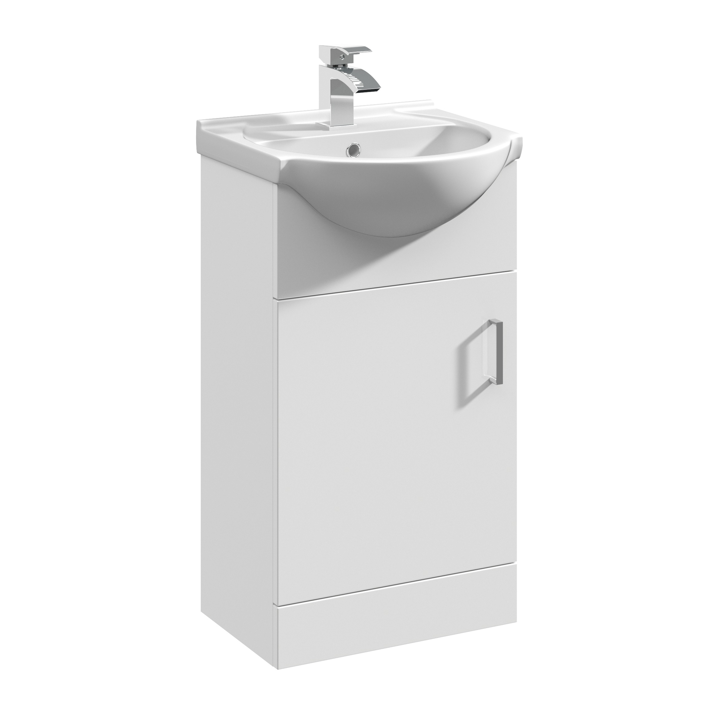 450mm Floor Standing Cabinet & Round Basin