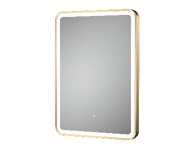 700 x 500 Brushed Brass Framed Mirror