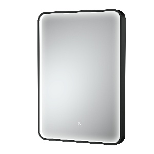 Black Frame LED Mirror - 700 x 500mm