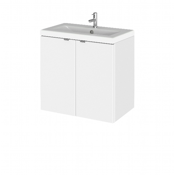 600mm Vanity Unit & Ceramic Basin