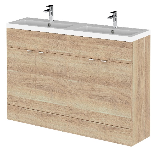 1200mm FS 4-Door Vanity & Double Basin