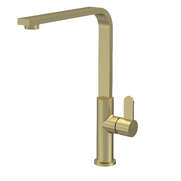 Churni Mono Single Lever Brushed Brass