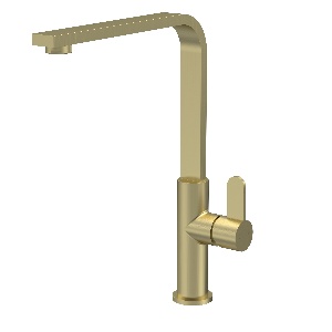 Churni Mono Single Lever Brushed Brass