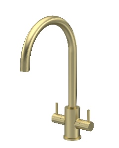 Lachen Mono Dual Lever Brushed Brass