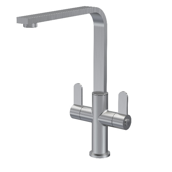 Churni Mono Dual Lever Brushed Nickel