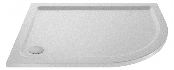 Slip Resistant Offset Quadrant Shower Tray RH 900 x 760mm