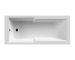 Eternalite Square Straight Shower Bath 1700 x 750mm