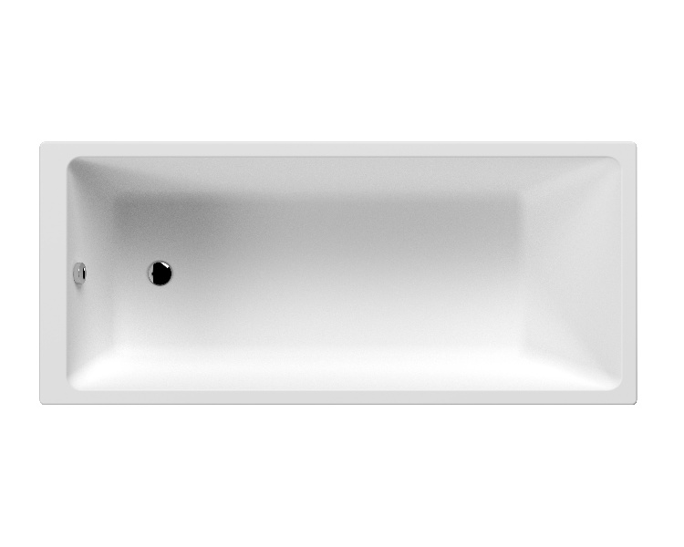 Thin Edge Single Ended Bath 1700 x 750mm