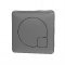 Square Dual Flush Gun Metal Push Button