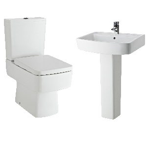 Bliss Toilet & 600 Basin Pedestal