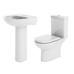 Lawton Compact Toilet & Basin Pedestal