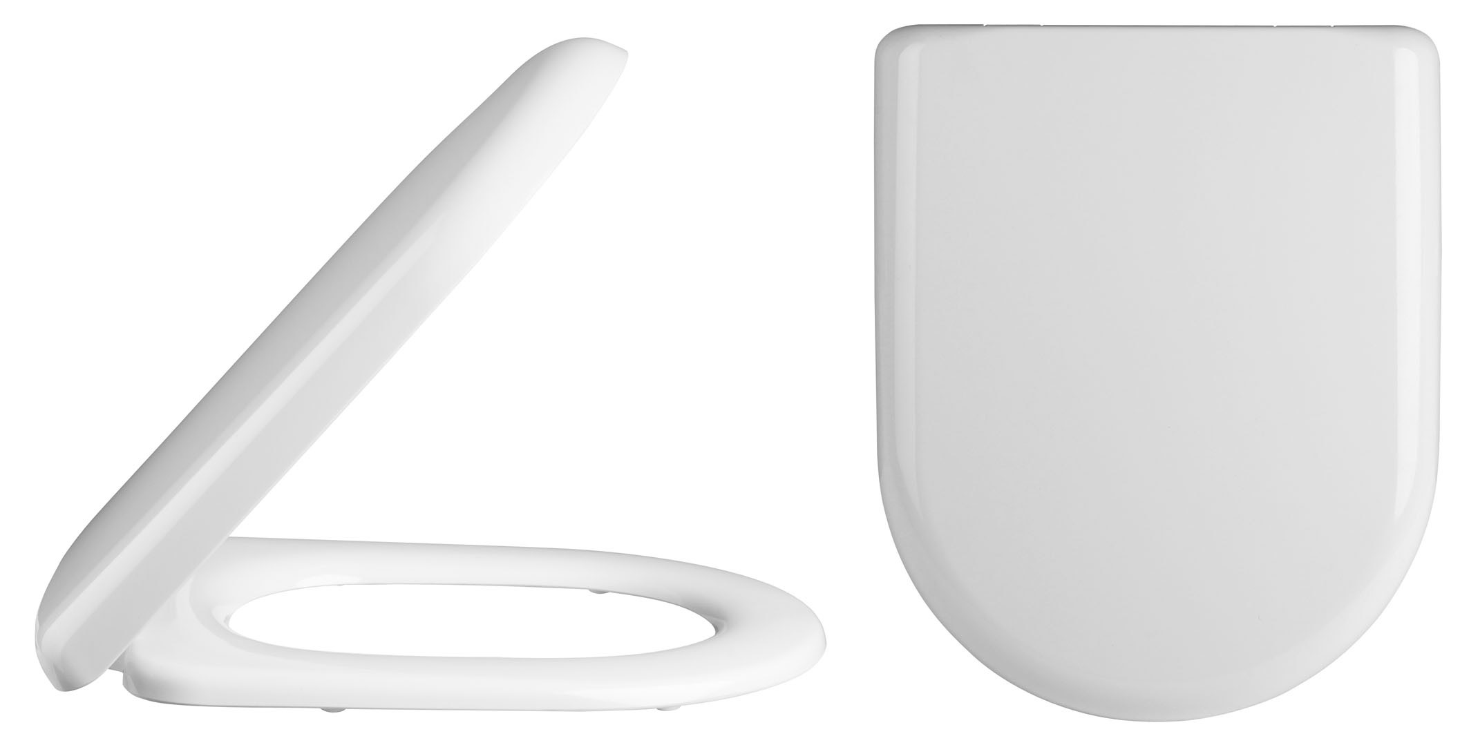 D Shaped Soft Close Toilet Seat