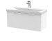 800mm Wall Hung Single Drawer Vanity & Basin 3