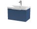 600mm Wall Hung Single Drawer Vanity & Basin 3