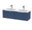 1200mm Wall Hung 2 Drawer Vanity & Double Basin