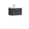 600mm Wall Hung Single Drawer Vanity & Basin 3