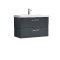 800mm Wall Hung 2 Drawer Vanity & Basin 1