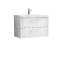 800mm Wall Hung 2 Drawer Vanity & Basin 1