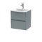 500mm Wall Hung 2 Drawer Unit & Basin 4