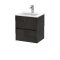 500mm Wall Hung 2 Drawer Unit & Basin 2