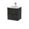 500mm Wall Hung 2 Drawer Unit & Basin 4