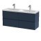 1200mm Wall Hung 4-Drawer Unit & Double Basin