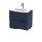 600mm Wall Hung 2-Drawer Unit & Basin 4