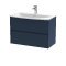 800mm Wall Hung 2-Drawer Unit & Basin 4