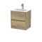 500mm Wall Hung 2 Drawer Unit & Basin 2