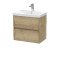 600mm Wall Hung 2 Drawer Unit & Basin 3