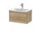 600mm Wall Hung Single Drawer Vanity & Basin 4