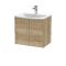 600mm Wall Hung 2 Door Vanity & Basin 4