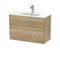 800mm Wall Hung 2 Drawer Vanity & Basin 2