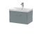 600mm Wall Hung Single Drawer Vanity & Basin 3