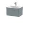 600mm Wall Hung Single Drawer Vanity & Basin 4