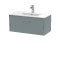 800mm Wall Hung Single Drawer Vanity & Basin 2