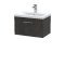 600mm Wall Hung 1 Drawer Vanity & Basin 1