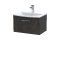 600mm Wall Hung 1 Drawer Vanity & Basin 4