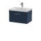 600mm Wall Hung Single Drawer Vanity & Basin 3