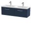 1200mm Wall Hung 2-Drawer Vanity & Double Basin