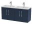 1200mm Wall Hung 4-Door Vanity & Double Basin