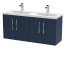 1200mm Wall Hung 4-Door Vanity & Double Basin