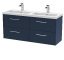 1200mm Wall Hung 4-Drawer Vanity & Double Basin