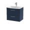 600mm Wall Hung 2-Drawer Vanity & Basin 4