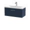 800mm Wall Hung Single Drawer Vanity & Basin 1