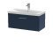 800mm Wall Hung Single Drawer Vanity & Basin 3